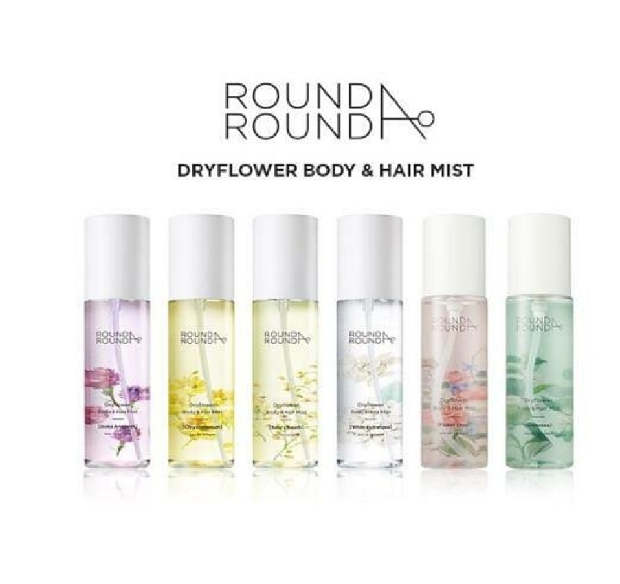 Cosmetics Round | Round A Round Dryflower Body & Hair Mist White Hydrangea