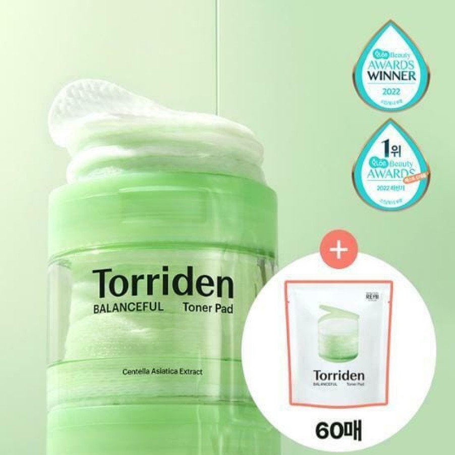 Skin Care Torriden | Torriden Balanceful Toner Pad [60Pcs] [Olive Young Doub