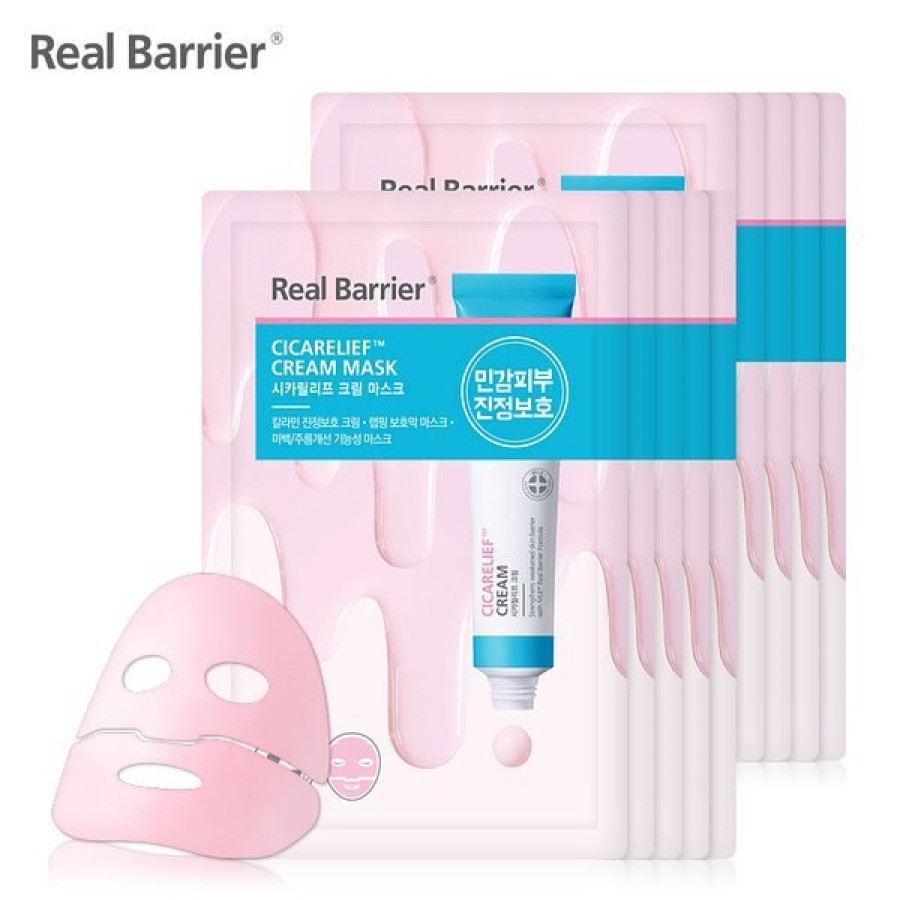 Skin Care Real | Real Barrier Cicarelief Cream Mask [10Pcs]