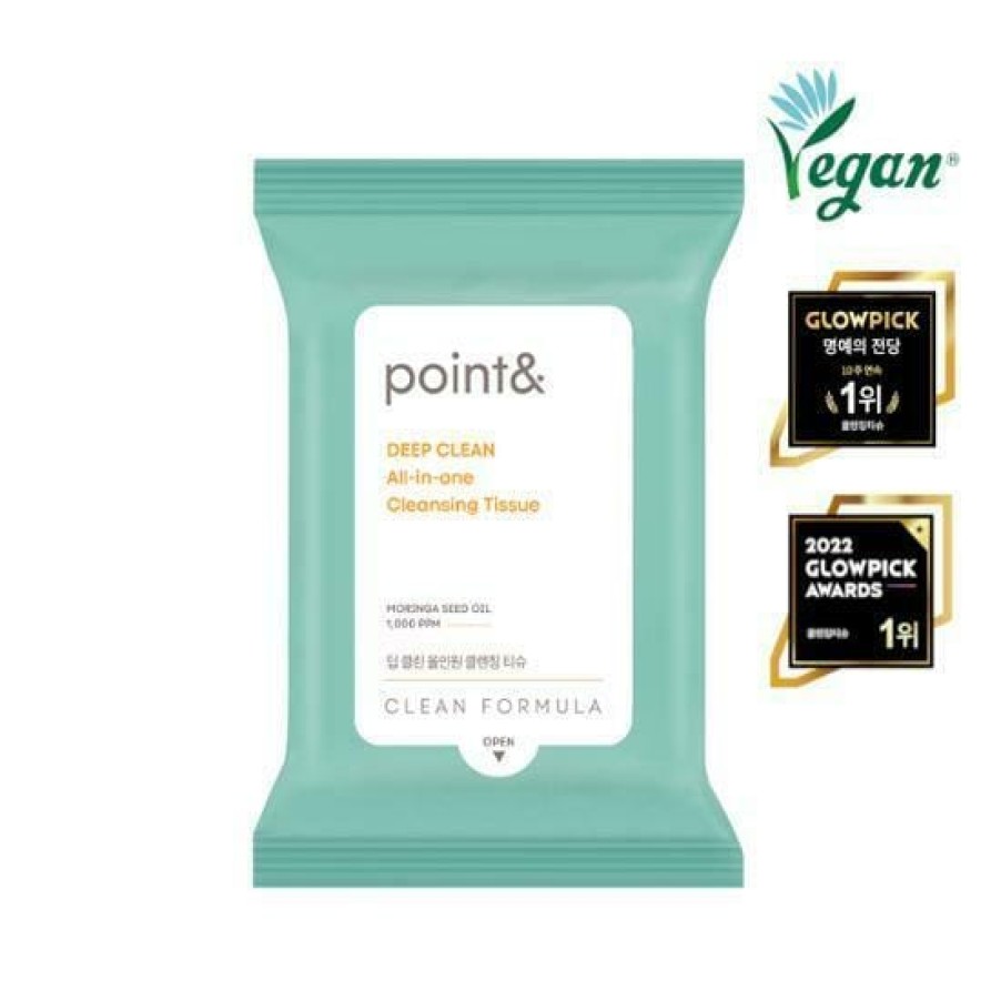 Skin Care POINT | Point Deep Clean All-In-One Cleansing Tissue [20Pcs]