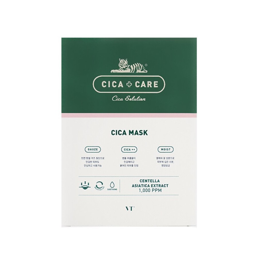 Skin Care VT | Vt Cosmetics Cica Care Mask Pack [10Ea]