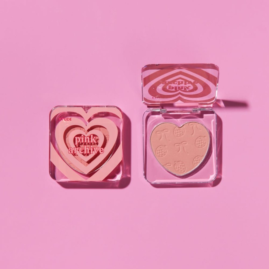 Cosmetics Etude | Etude X Mafavarchive Heart Flutter Blusher - Pink Archi