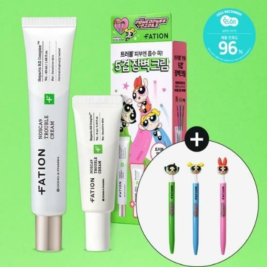 Skin Care FATION | Fation X The Powerpuff Girls Nosca9 Trouble Cream 45Ml