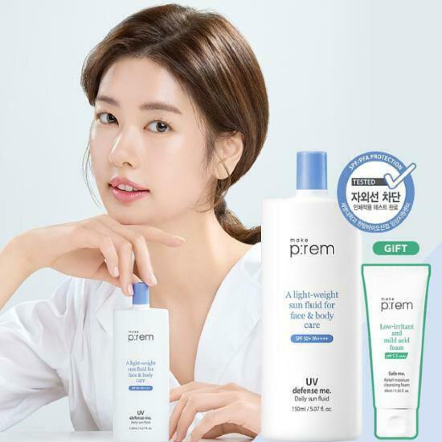 Skin Care Make | Make P:Rem Uv Defense Me. Daily Sun Fluid Spf50+ Pa++++