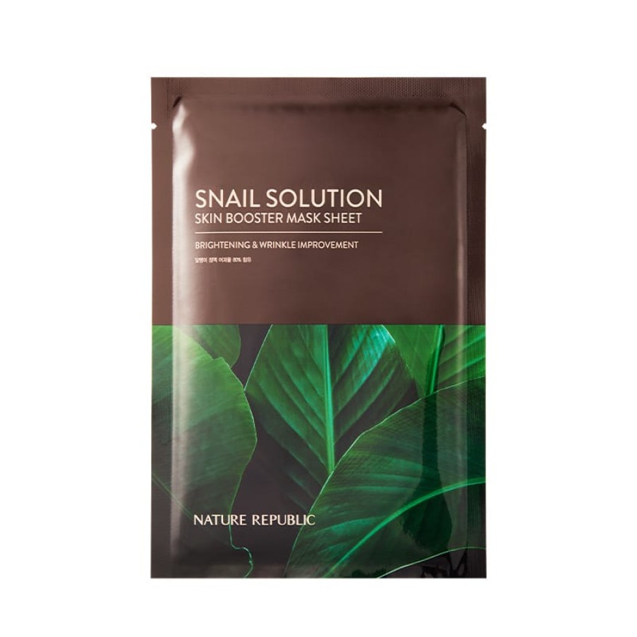 Skin Care Nature | Nature Republic Snail Solution Skin Booster Mask Sheet