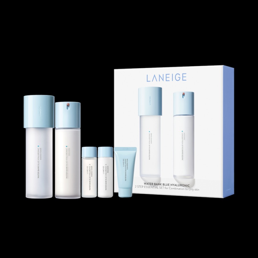 Skin Care Laneige | Laneige Water Bank Blue Hyaluronic 2 Step Essence Set (