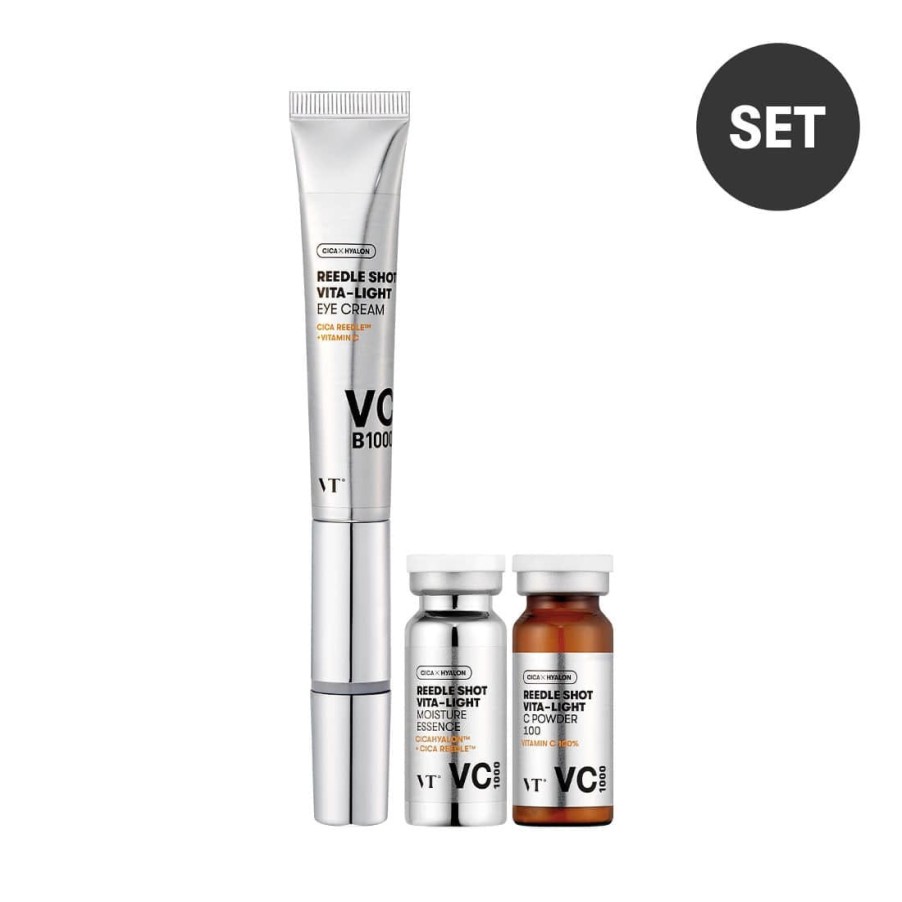 Skin Care VT | Vt Reedle Shot Vita-Light Toning Essence Vc1000 + Eye C