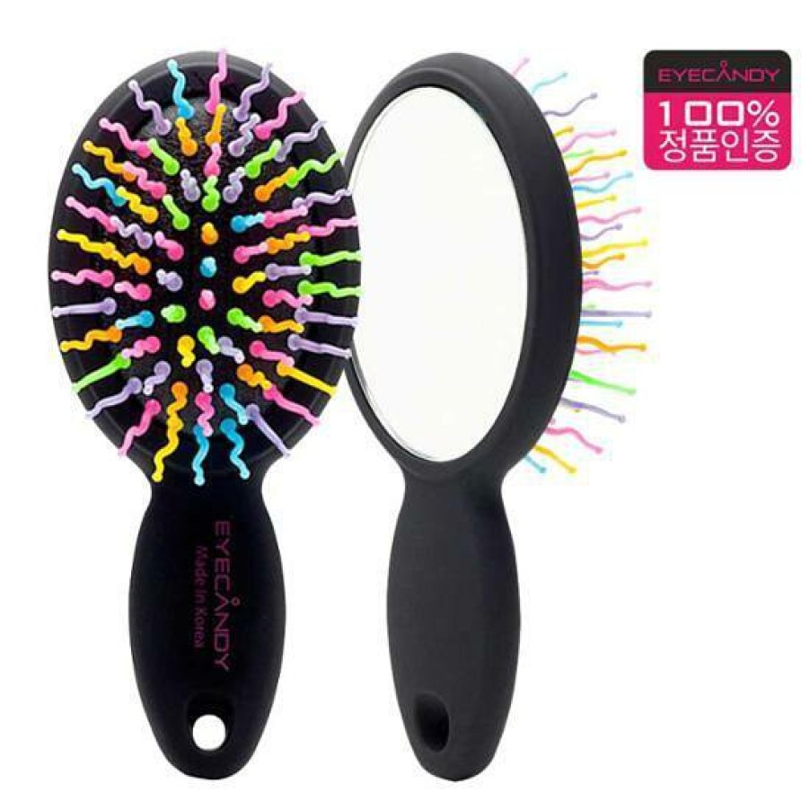 Hair Beauty Eye | Eye Candy Rainbow Volume S Brush Mini - Black