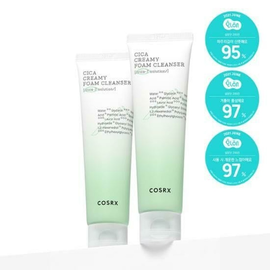 Skin Care COSRX | Cosrx Cica Creamy Foam Cleanser 150Ml [Olive Young Doub