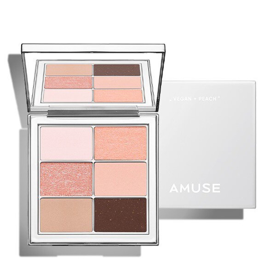 Cosmetics AMUSE | Amuse Eye Vegan Sheer Eye Palette - 03 Sheer Peach