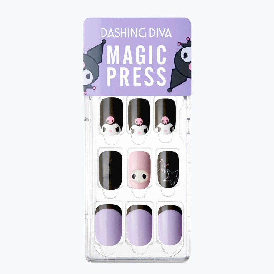 Nail Beauty Dashing | Dashing Diva X Sanrio Magic Press - Bitter & Cool (Kuro