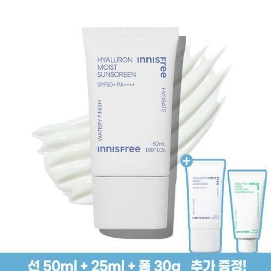 Skin Care Innisfree | Innisfree Hyaluronic Moist Sunscreen Spf50+ Pa++++ 50Ml