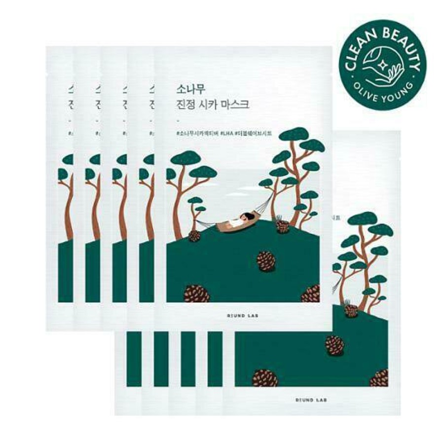 Skin Care Round | Round Lab Pine Soothing Cica Mask [10Pcs]