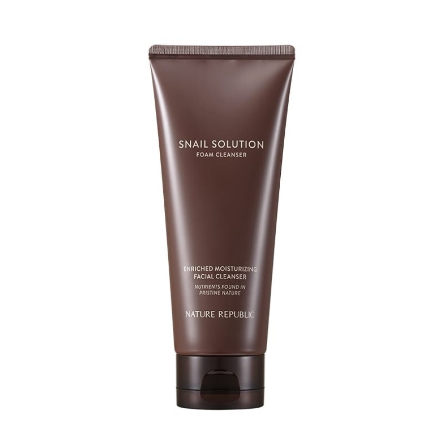 Skin Care Nature | Nature Republic Snail Solution Foam Cleanser 150Ml