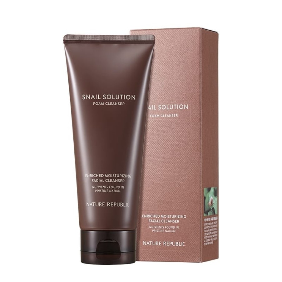 Skin Care Nature | Nature Republic Snail Solution Foam Cleanser 150Ml