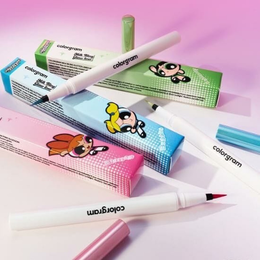 Cosmetics Colorgram | Colorgram X The Powerpuff Girls Milk Bling Glitter Line