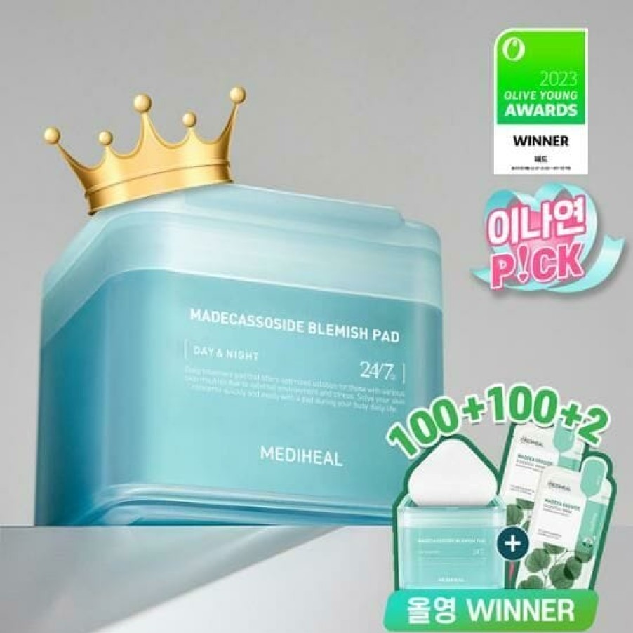 Skin Care Mediheal | Mediheal Madecassoside Blemish Pad [100Pcs] [Olive Youn