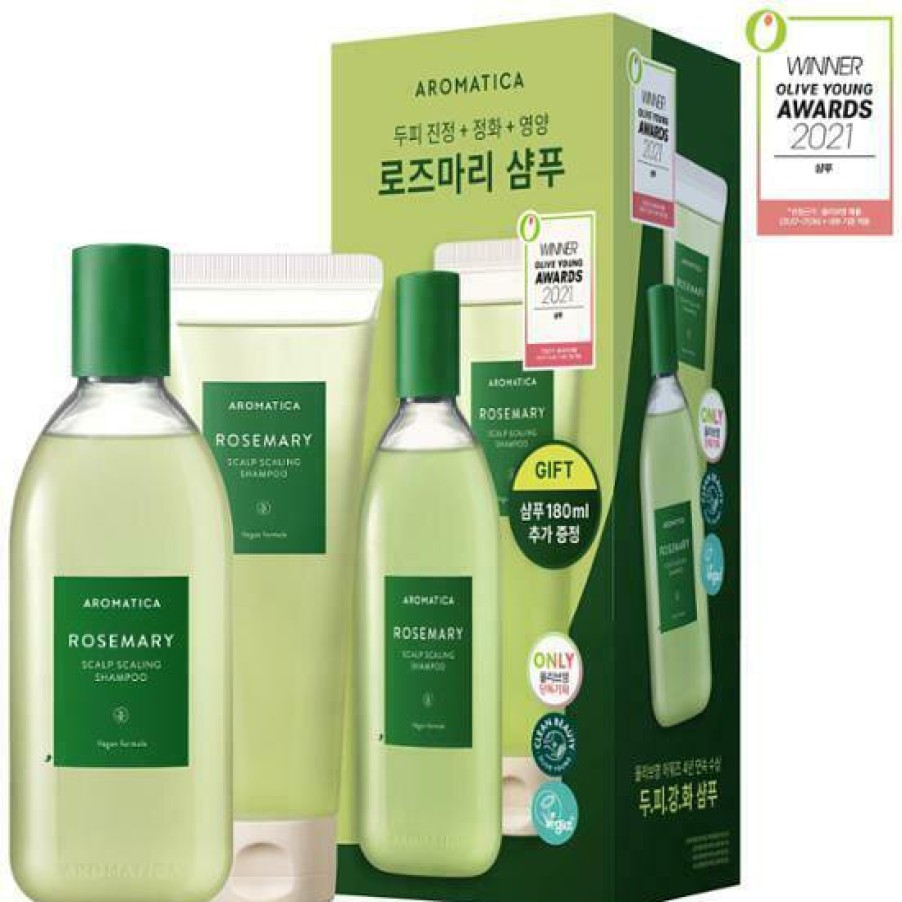 Hair Beauty Aromatica | Aromatica Rosemary Scalp Scaling Shampoo 400Ml [Olive Y