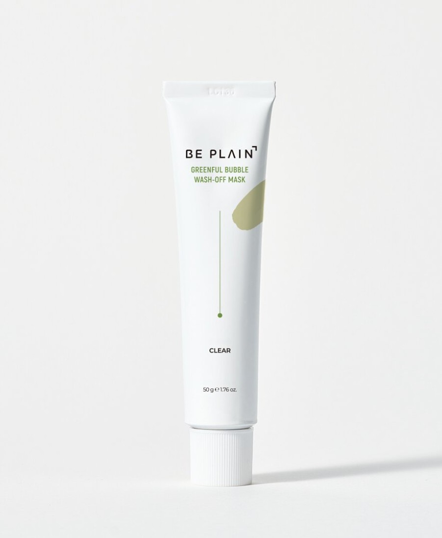 Skin Care Be | Be Plain Greenful Bubble Wash-Off Mask 50G