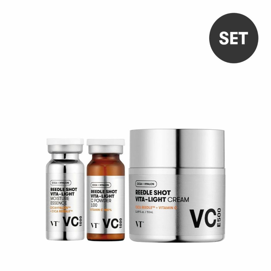 Skin Care VT | Vt Reedle Shot Vita-Light Toning Essence + Cream