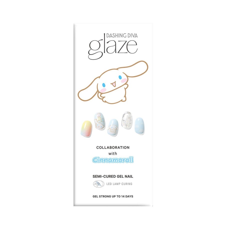 Nail Beauty Dashing | Dashing Diva X Sanrio Glaze Semi-Cured Gel Nail - Fluff