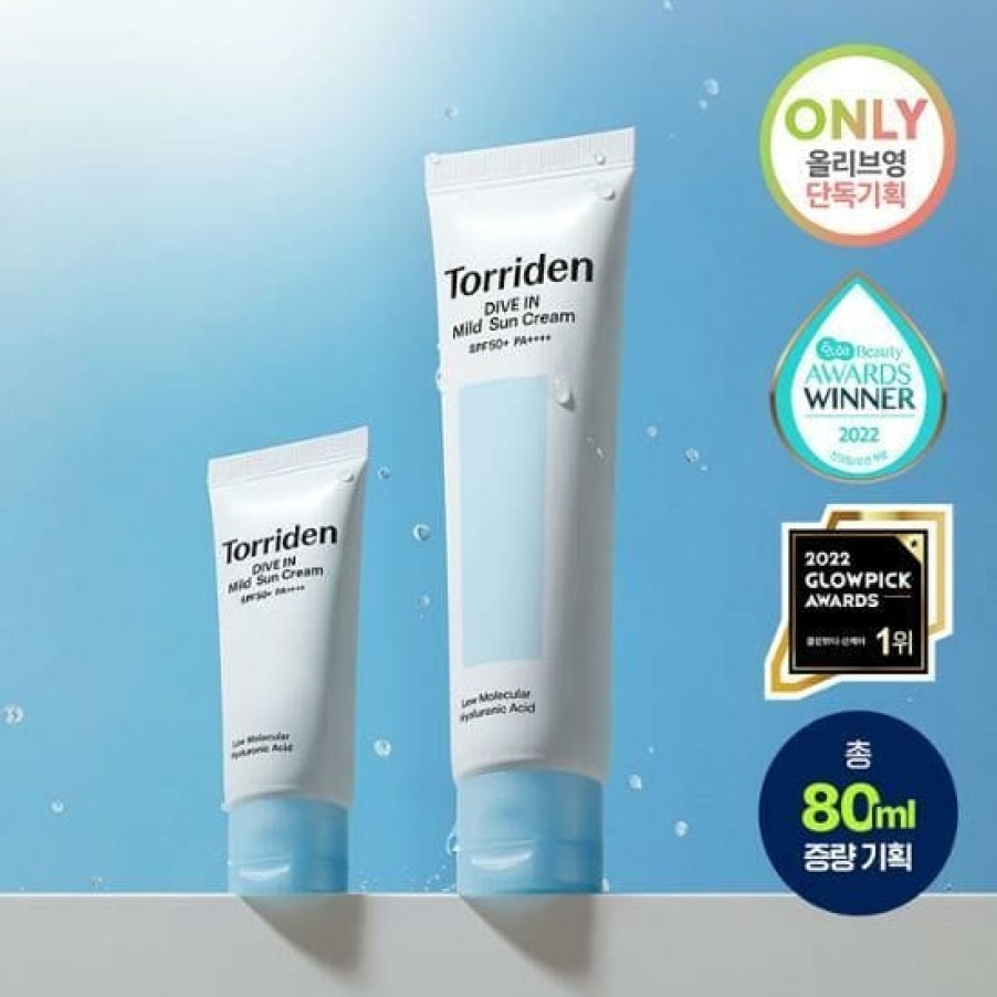 Skin Care Torriden | Torriden Dive-In Mild Sun Cream 60Ml [Olive Young Plann