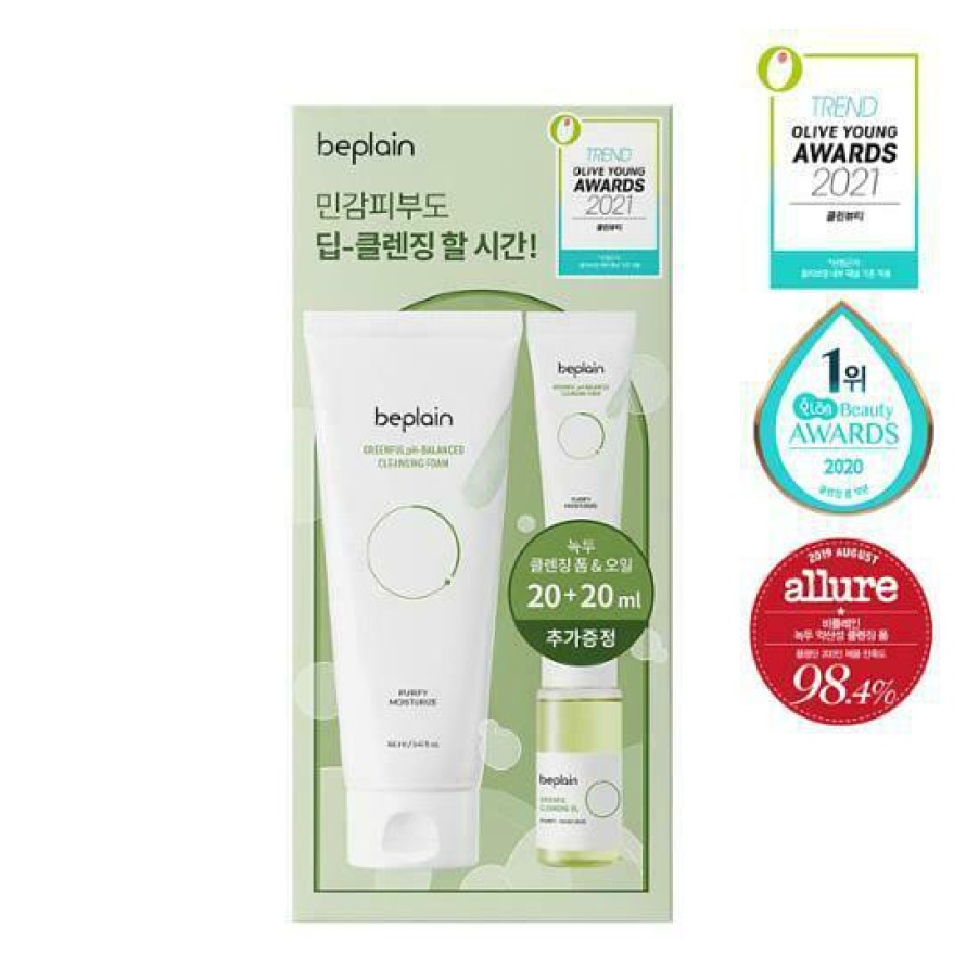 Skin Care BE | Be Plain Greenful Ph-Balanced Cleansing Foam 160Ml [Oli