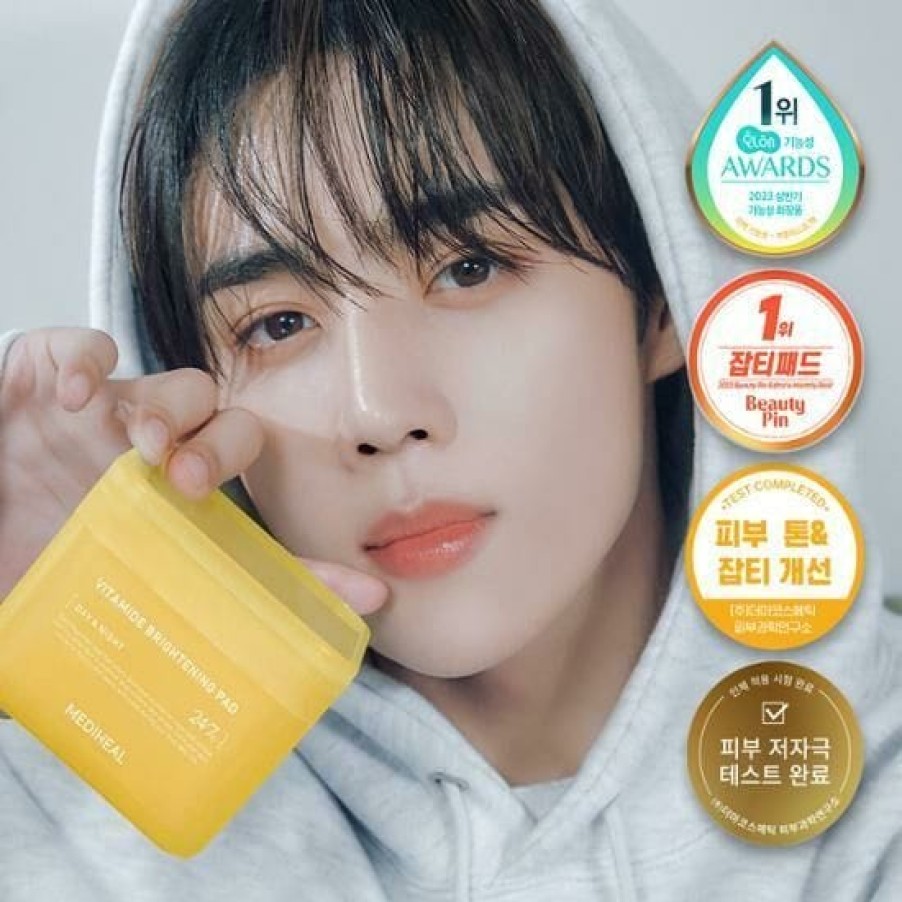 Skin Care Mediheal | Mediheal Vitamide Brightening Pad [100Pcs]