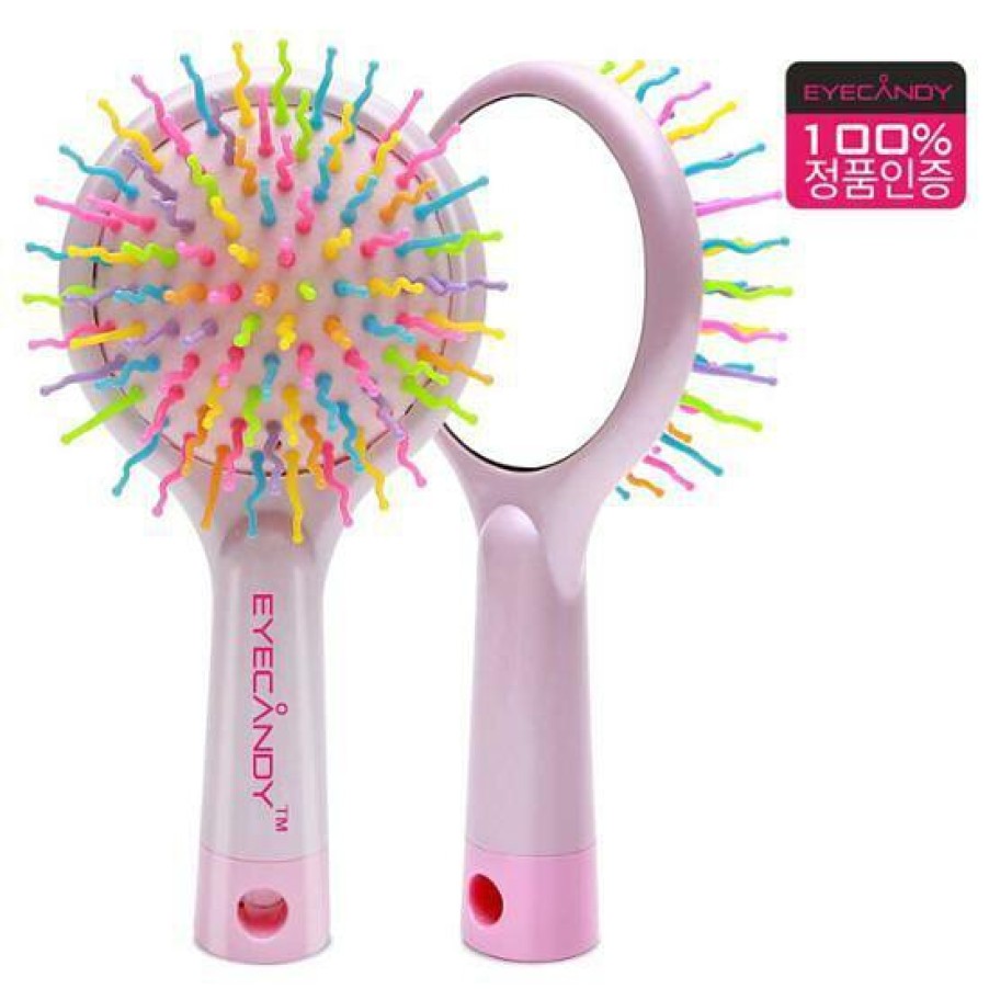 Hair Beauty Eye | Eye Candy Rainbow Volume S Brush Medium - Lovely Pink