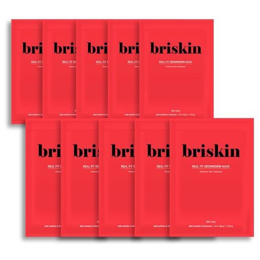 Skin Care Briskin | Briskin Real Fit Secondskin Mask - Anti-Wrinkle & Firmi