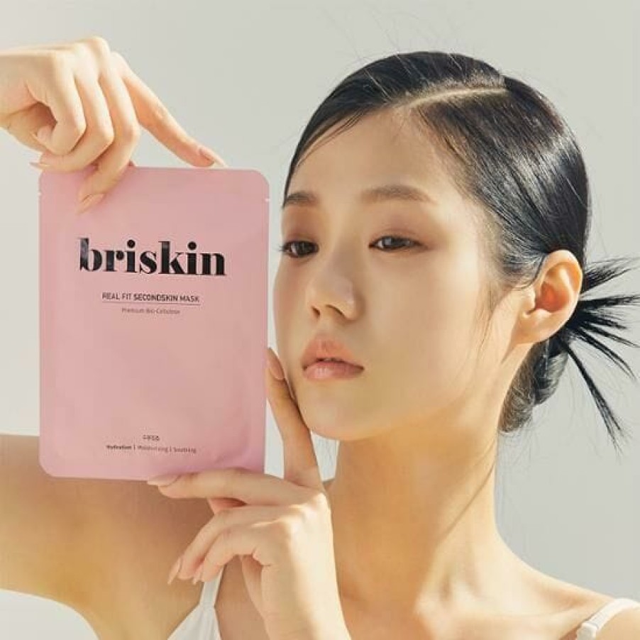 Skin Care Briskin | Briskin Real Fit Secondskin Mask [10P] - Hydration / Mo