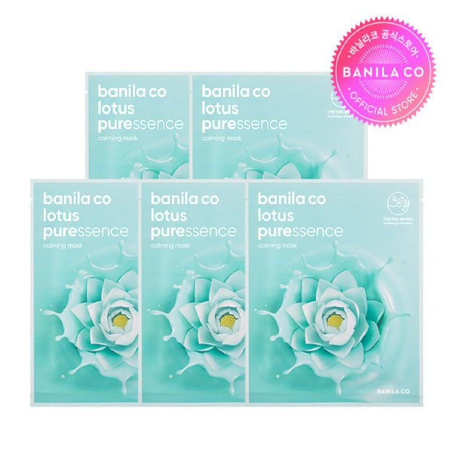 Skin Care Banila | Banila Co. Lotus Puressence Calming Mask [5Pcs]