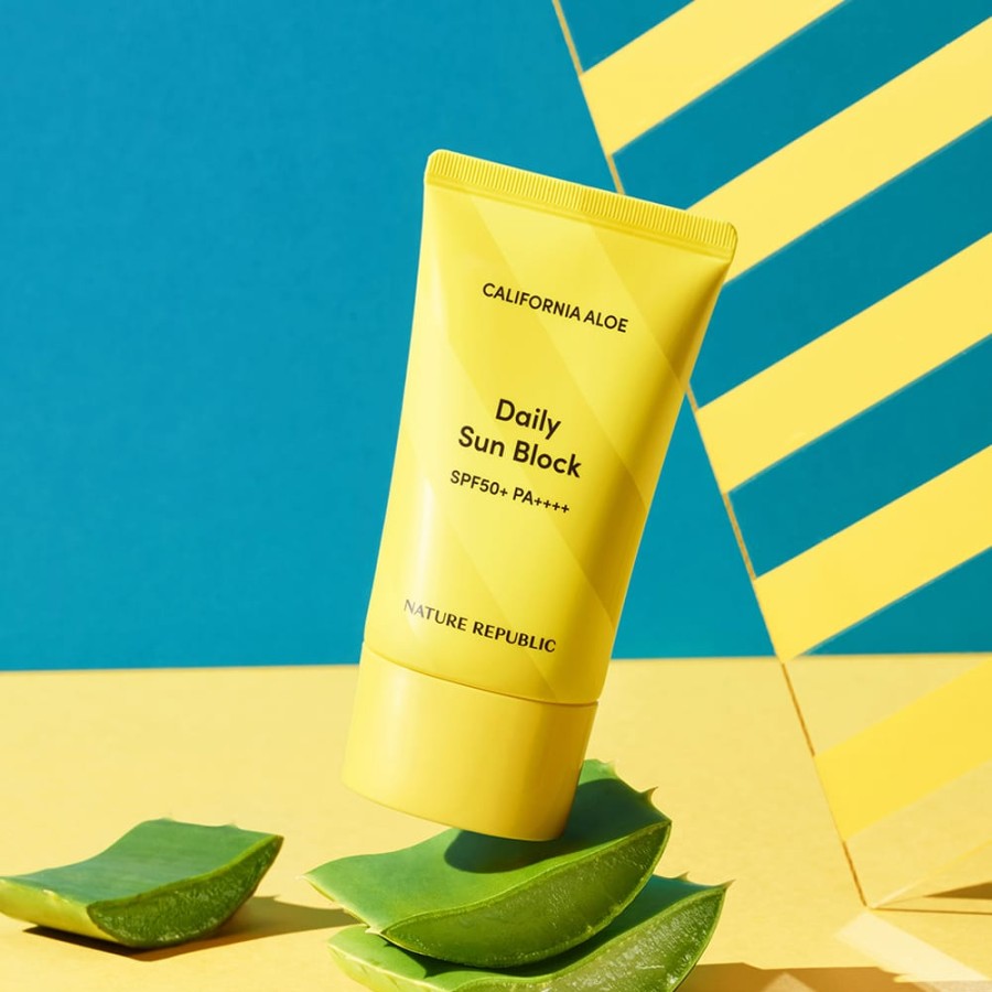 Skin Care Nature | Nature Republic California Aloe Daily Sun Block Spf50+