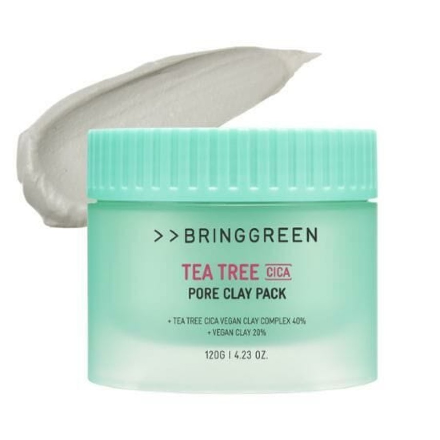 Skin Care Bring | Bring Green Tea Tree Cica Pore Clay Pack 120G [Olive Yo