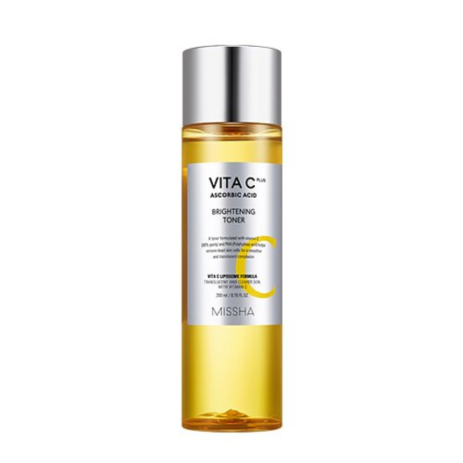 Skin Care Missha | Missha Vita C Plus Brightening Toner 200Ml