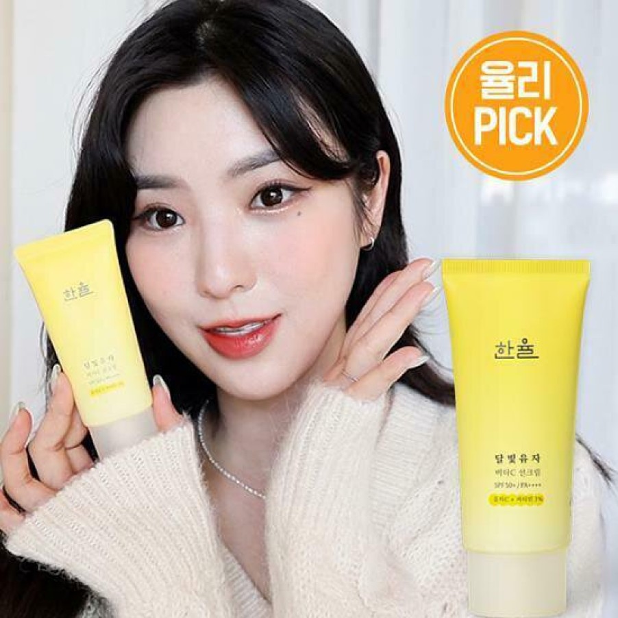 Skin Care Hanyul | Hanyul Yuja Vita C Sun Cream 50Ml