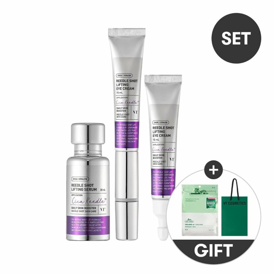 Skin Care VT | Vt Reedle Shot Lifting Serum + Eye Cream + Eye Cream Re