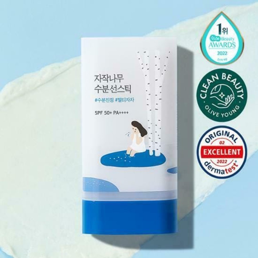 Skin Care Round | Round Lab Birch Juice Moisturizing Sun Stick Spf50+ Pa+