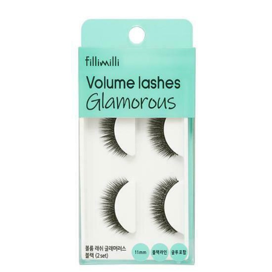 Cosmetics Fillimilli | Fillimilli Volume Lashes Glamorous Black (2 Set)