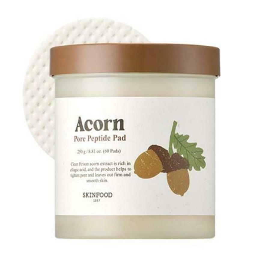 Skin Care SkinFood | Skinfood Acorn Pore Peptide Pad (60Pcs)