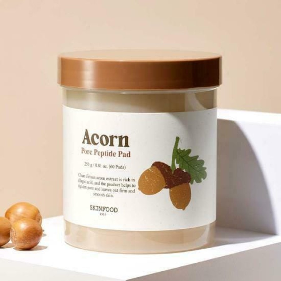 Skin Care SkinFood | Skinfood Acorn Pore Peptide Pad (60Pcs)