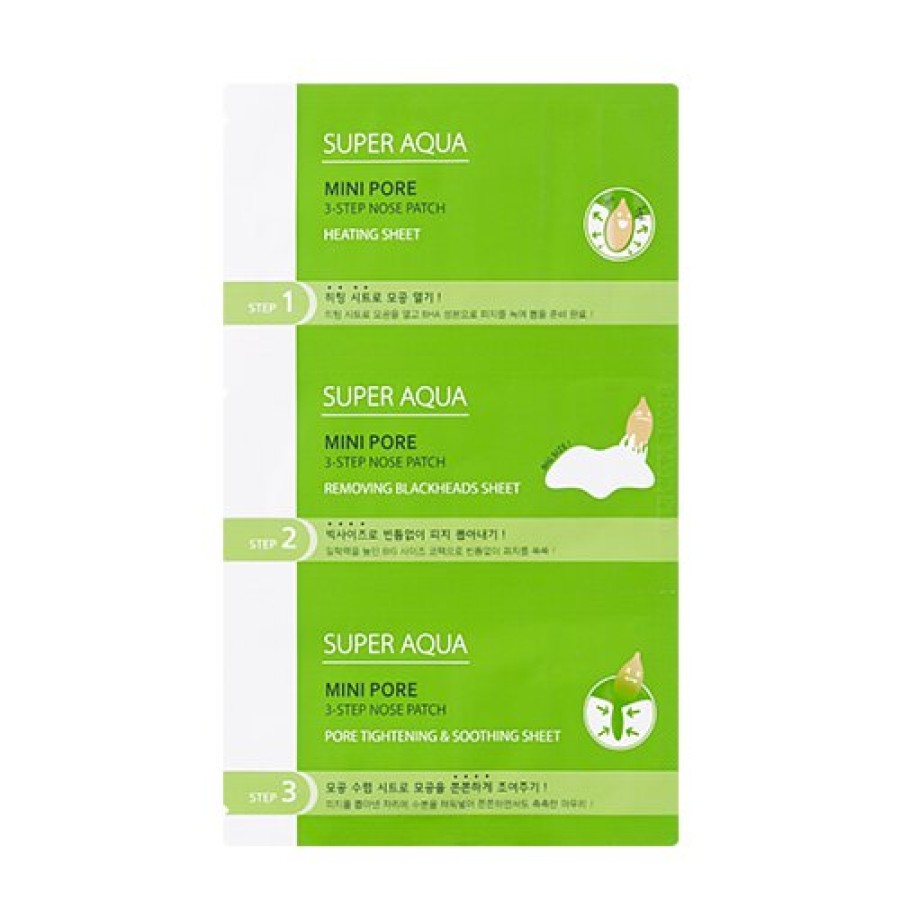 Skin Care Missha | Missha Super Aqua Mini Pore 3-Step Nose Patch