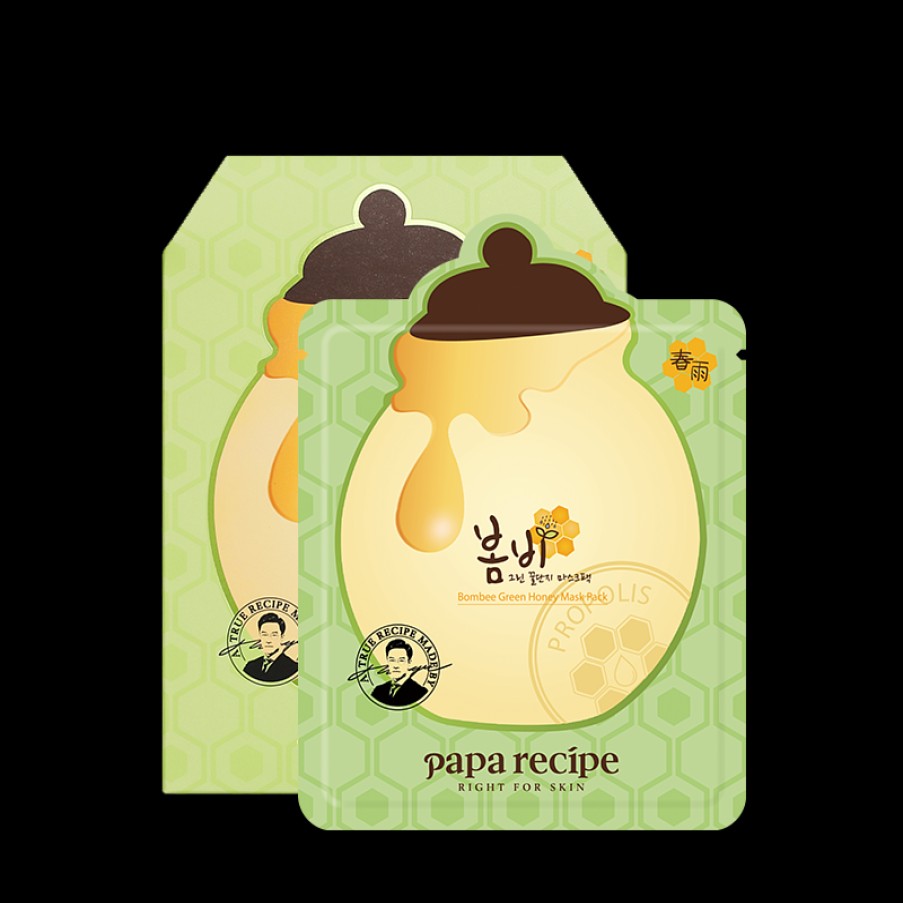 Skin Care Papa | Papa Recipe Bombee Green Honey Mask Pack [10Pcs]