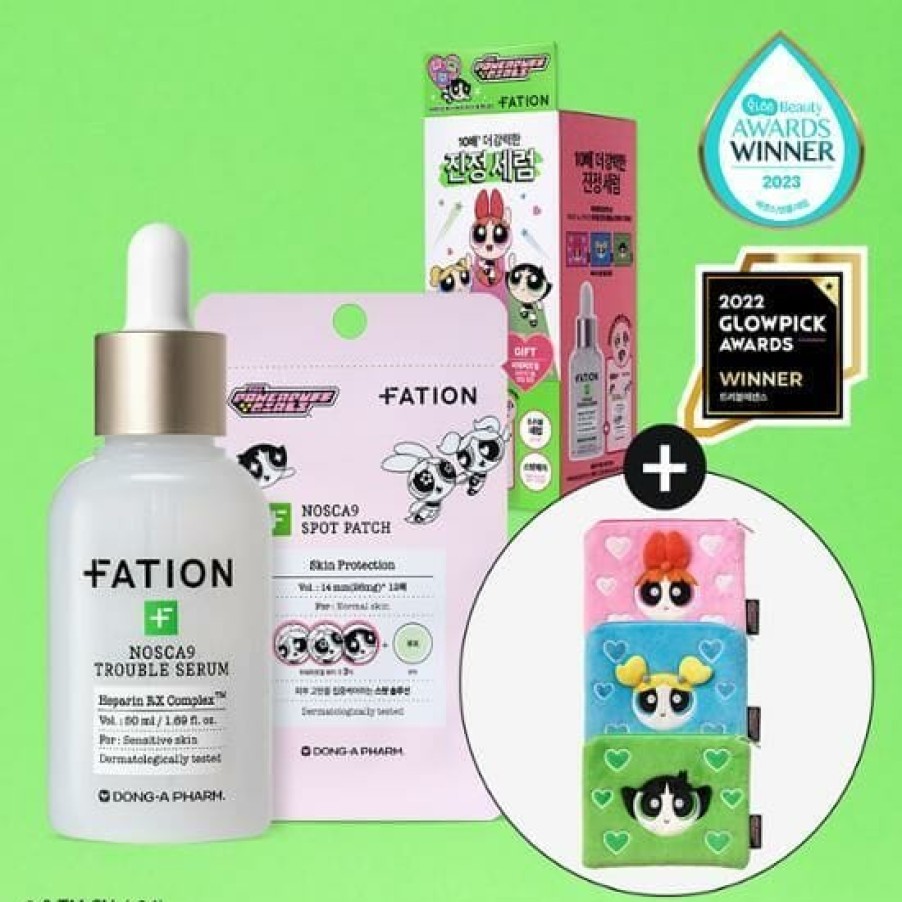 Skin Care FATION | Fation X The Powerpuff Girls Nosca9 Trouble Serum 50Ml