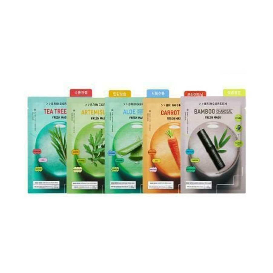 Skin Care Bring | Bring Green 90% Fresh Mask [5Pcs]