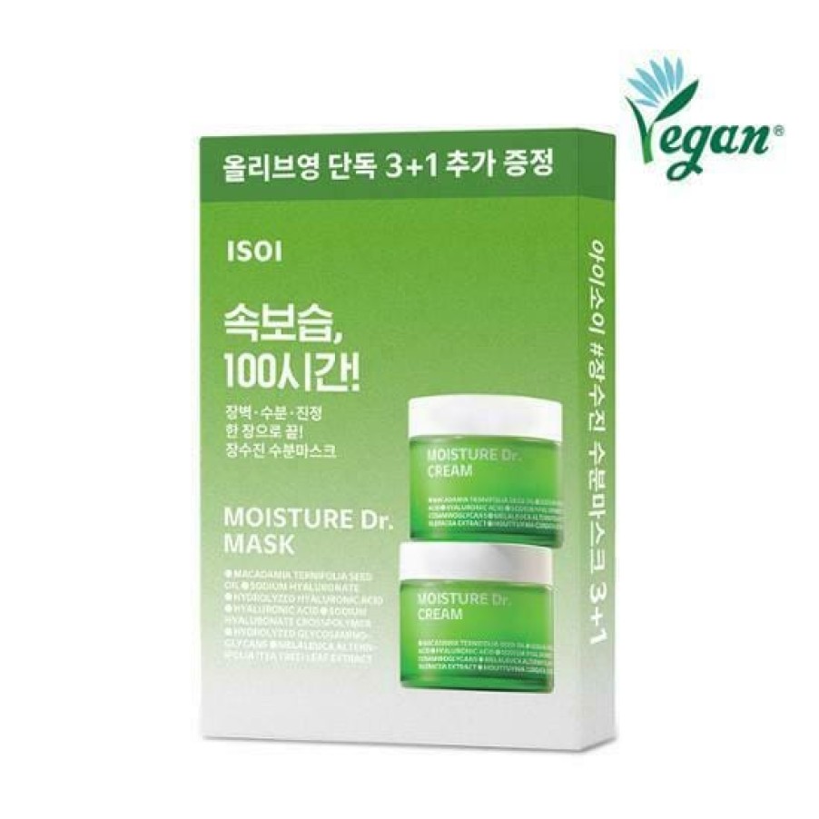 Skin Care isoi | Isoi Moisture Dr. Mask [3+1Pcs] [Olive Young Planning S