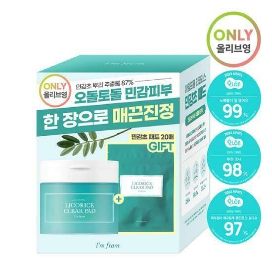 Skin Care I'm | I'M From Licorice Clear Pad [60Pcs] [Olive Young Planni