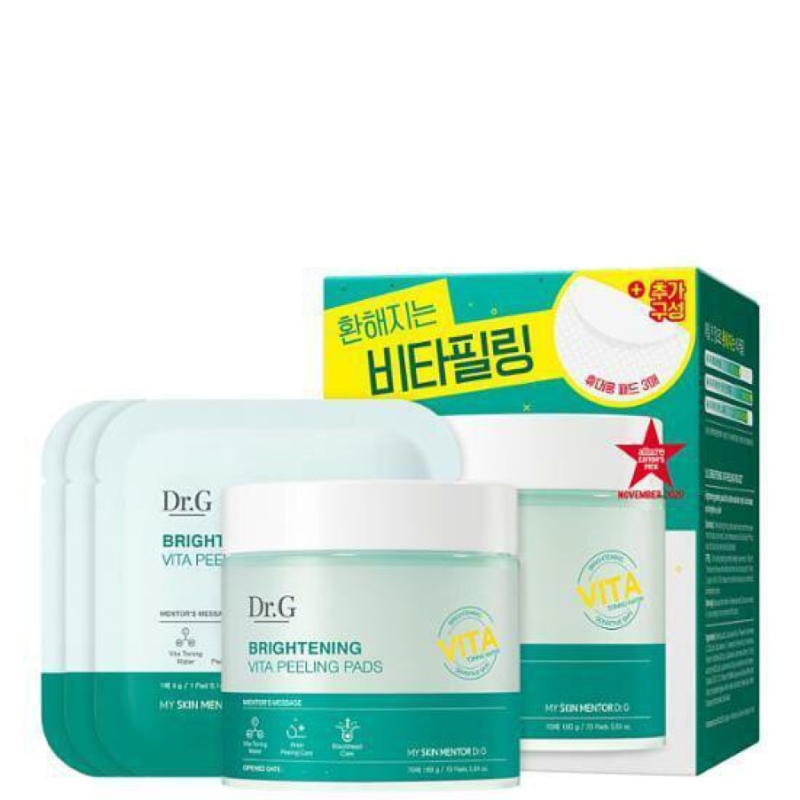 Skin Care Dr.G | Dr.G Brightening Vita Peeling Pads [70+3Pcs Olive Young