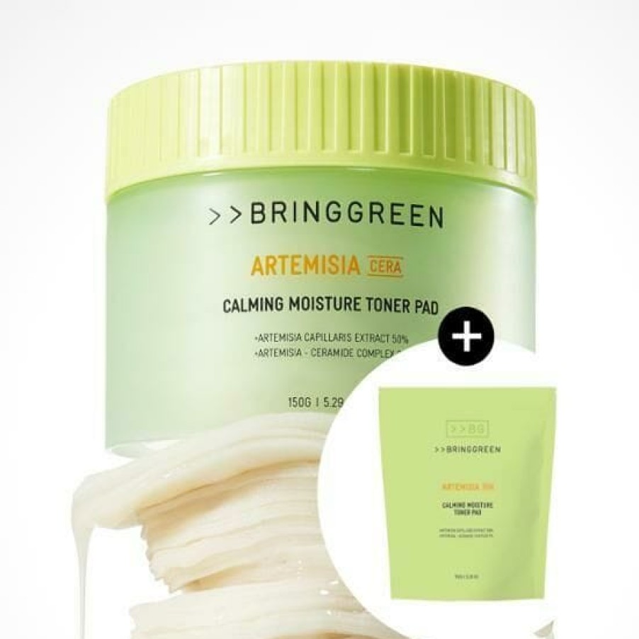 Skin Care Bring | Bring Green Artemisia Cera Calming Moisture Toner Pads