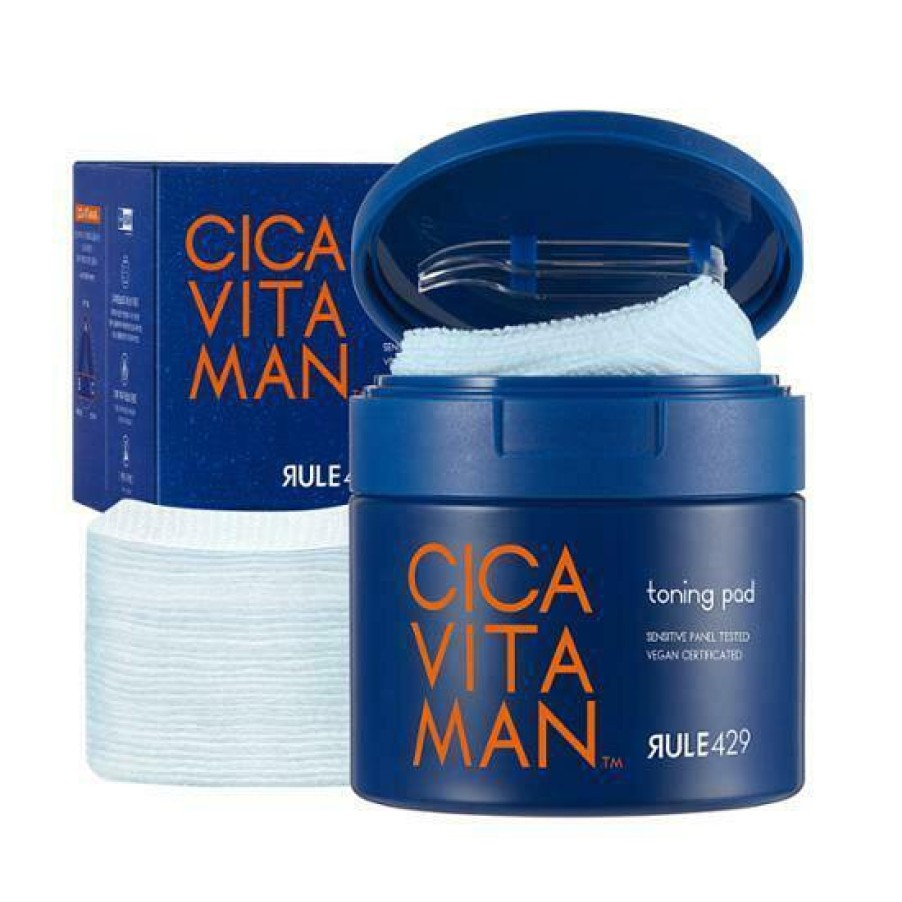 Mens Care Rule | Rule 429 Cica Vita Man Toning Pad [60Pcs]